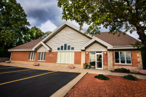 office building front